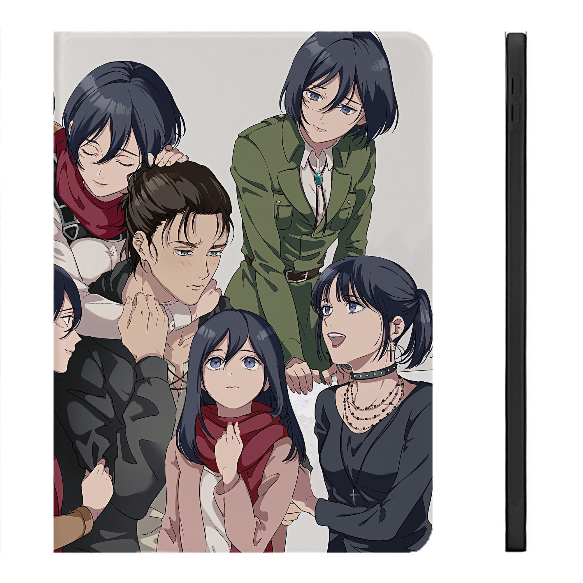 （画像用） 進撃の巨人 Attack on Titan IPadケース ペンホルダー付き ブックスタイルデザイン